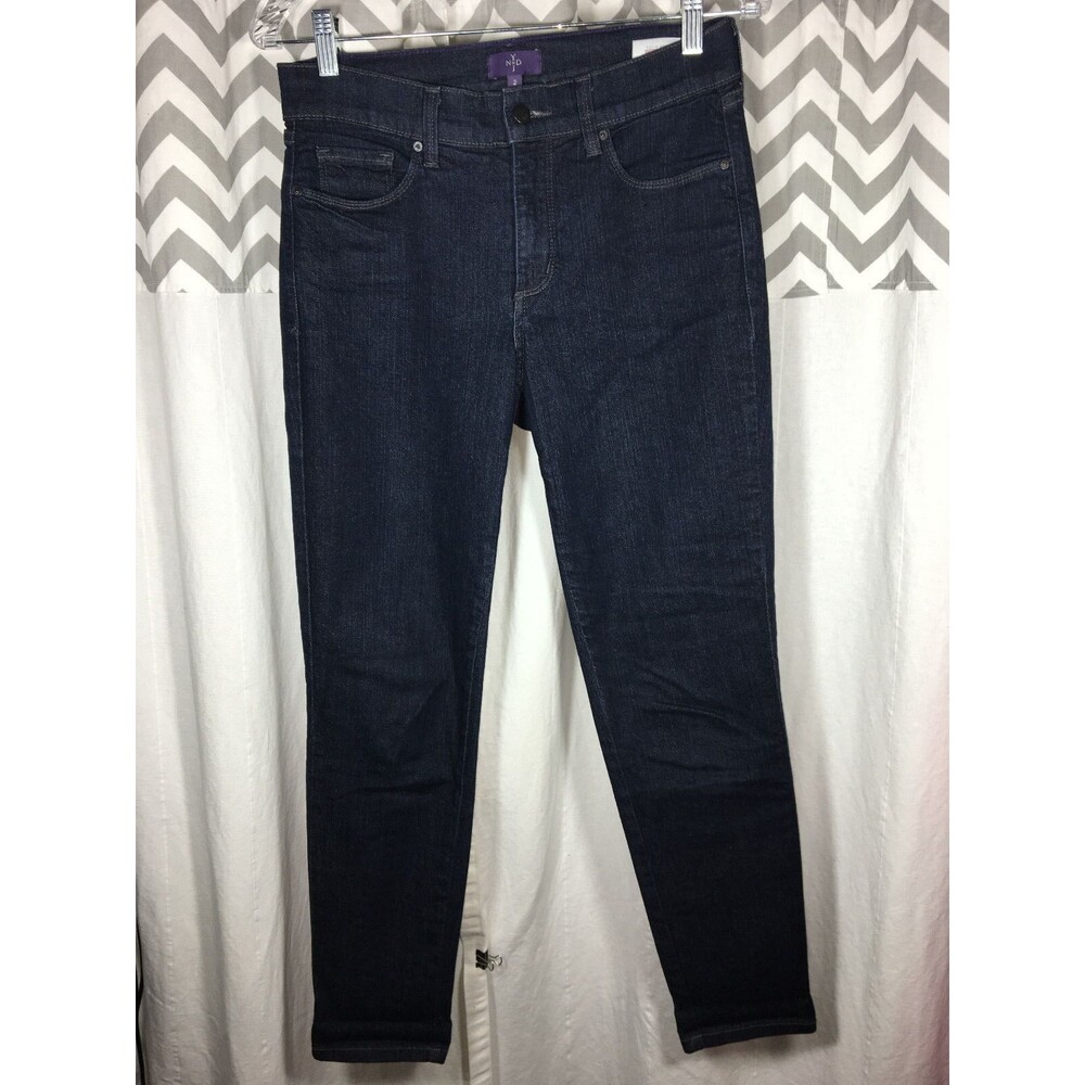 NYDJ Size 2 Lift & Tuck Dark Super Slim Jegging Legging Jeans Not Your Daughters